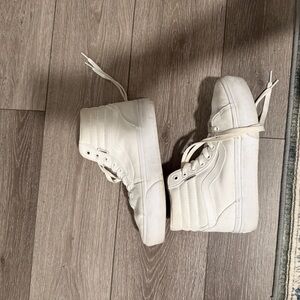 Vans White High-Top Sneakers
